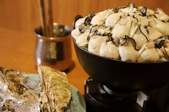 プリップリの牡蠣をドサッと『牡蠣鍋』1人前