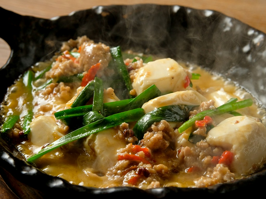 鶏白湯麻婆豆腐