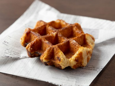 熱々＆甘い香りに食欲がそそられる『ワッフル』