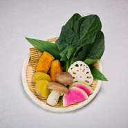 旬焼き野菜盛合せ