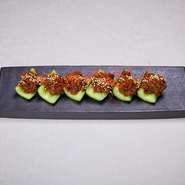 自家製肉味噌きゅうり