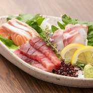 日替わり鮮魚3種盛り