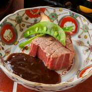 美食を知り尽くしたゲストを魅了する「国産牛ヒレ肉」