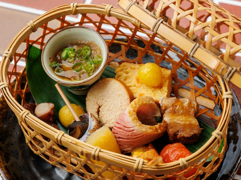 自慢のだしを使い分け、オリジナリティあふれる料理に仕立てる