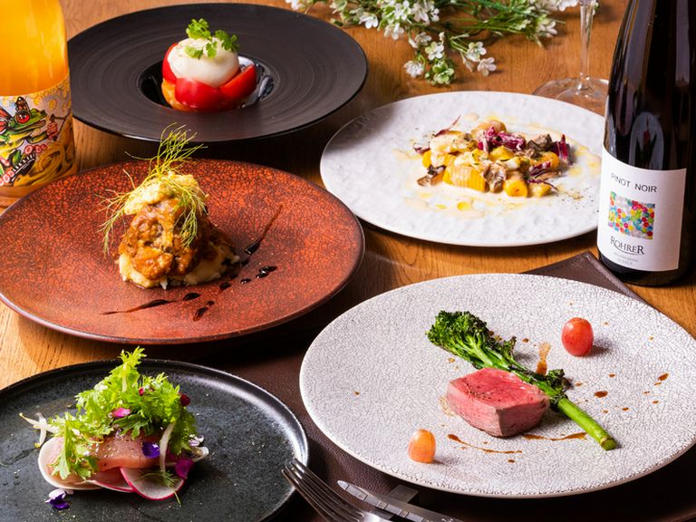 特別な日にはコースの予約がオススメ。贅沢な時間を楽しんで