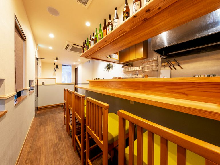 食事にもお酒にも、空間にも心地よさを感じられる場所