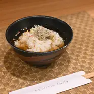 特製の出汁でお茶漬けに仕上げました