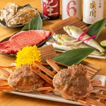 厳選した北海道産直食材やお肉を使用した接待・記念日に人気のスタンダードコース。
ビール、日本酒スパークリング、ワインなどさまざまなお酒をお好きにお料理と合わせてお楽しみください。