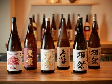 ハイクオリティーな料理に合わせるプレミアムな日本酒