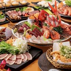 鮮魚盛り合わせ×薩摩極み鶏のコース