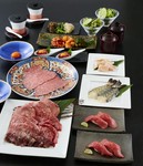 お寿司に焼肉、すき焼きにせいろ蒸しと、希少なシャトーブリアンをたっぷりお召し上がりいただきます。