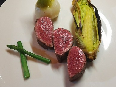 グラスフェッドビーフのグリル