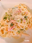 クリーミーな味わいの特製ホワイトソースを楽しめるパスタ！