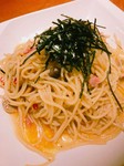 和風しょうゆをきのこに絡めたあっさりとしたパスタです。当店では人気ナンバー2になります！
