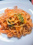 コクのあるナポリタンです！隠し味のカレー粉がポイントとなります！