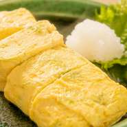 自家製鶏出汁、カツオの餡でお召し上がりください