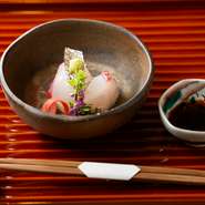 その時々の旬の魚をいただく『お造り』