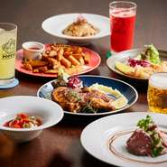 30種類のアルコール＆ソフトドリンクから選べるフリードリンク