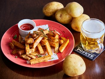 2度揚げでサクサク＆ほくほくに仕上げた『自家製ポテトフライ（レギュラー）』