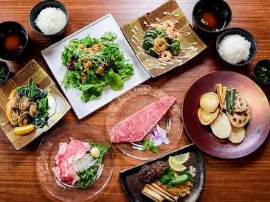 デザートプレート対応！飲放題付『広島牛サーロインコース』