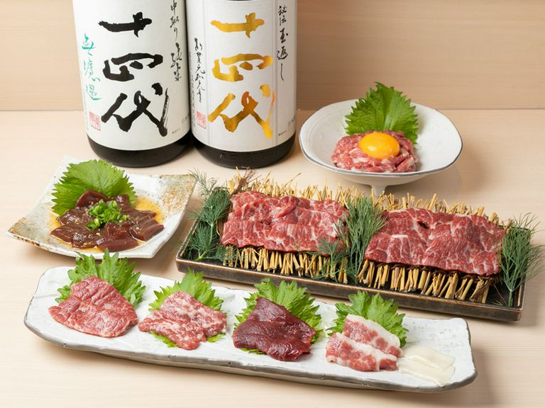 バラエティー豊かな部位を取り揃える、熊本県産の馬肉