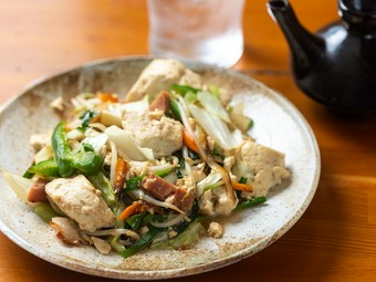 絶妙な食感と飽きの来ないおいしさ『豆腐ちゃんぷるー』