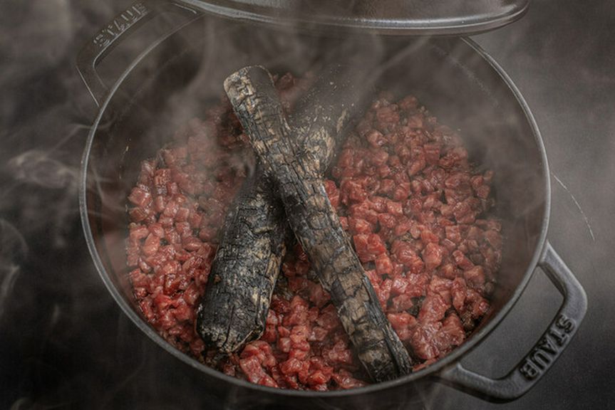 薪焼きストーブ飯