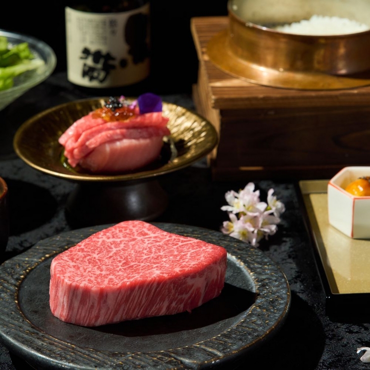 [Chateaubriand Set] A superb course featuring the finest and rarest cuts of meat. ■15,000 yen per person (8 dishes total)