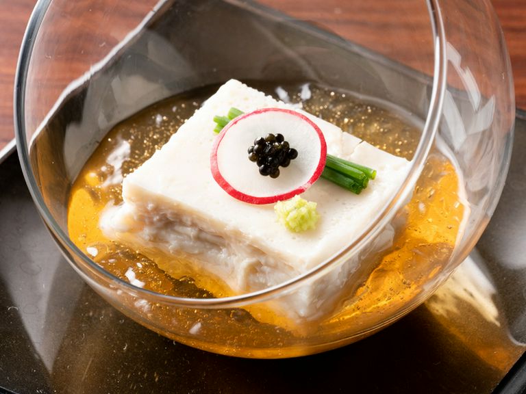 クリーミーで、上品な味わいの逸品『生湯葉豆乳寄せ』