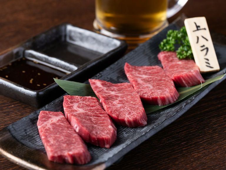 数量限定！上質な肉の旨みを堪能できる『上ハラミ』