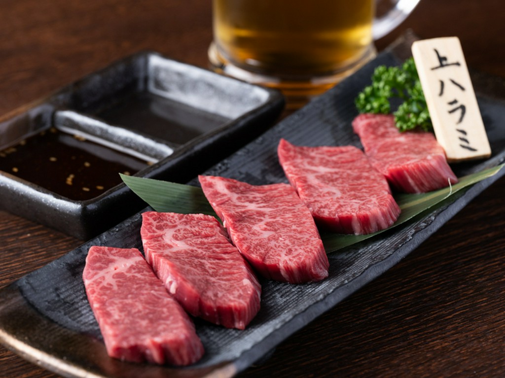 数量限定！上質な肉の旨みを堪能できる『上ハラミ』