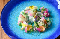 6皿構成によるフレンチコース。お食事時間は1時間半程度です。お時間のない方にもおすすめのプランです。