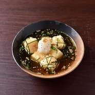 京風出汁の揚げ出し豆腐