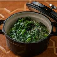 ほうれん草のクリームソテー