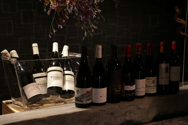 ワインにこだわっている