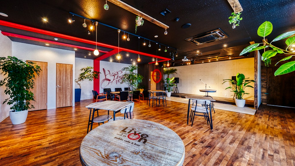 1日1組限定。7～100名までで利用ができるパーティースペース