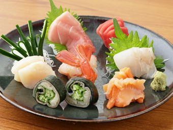 鮮度抜群の海の幸を堪能できる自慢の『刺身』