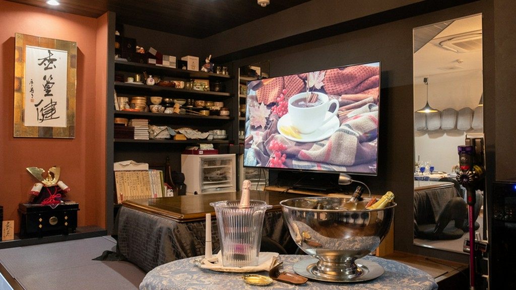 気兼ねなく食事を楽しめる落ちついた空間