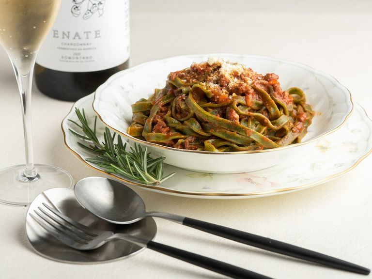 パスタ(ほうれん草のタリアテッレ)