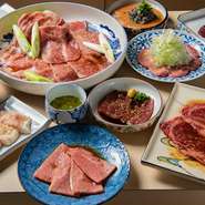 普段の飲み会から、歓送迎会や忘新年会など各種宴会にオススメの【焼肉　神田精肉店】。シーンに合わせて利用できる、飲み放題付きのコースが豊富にラインナップされています。