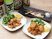 たこのから揚げ・とり唐揚げ（北海道ザンギ風）各495円