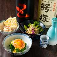 日本酒の原料となる酒米をつくる「雄町」の地酒を楽しめる