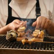 鮮度の良い魚介類と、地元奈良が誇る「大和地鶏」を使用