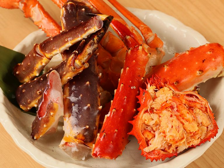 稚内前浜の獲れたてをどうぞ『かに三昧焼きセット』