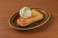 外はこんがり、中はふんわり、鉄板で香ばしく焼き上げた自家製フレンチトースト