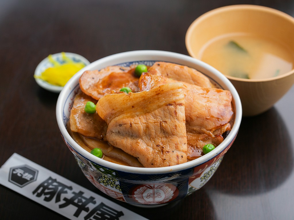 あっさり派に人気『元祖　豚ロース丼』
