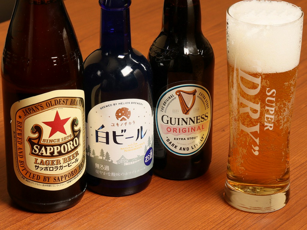 「とりあえず」にとどまらない、多彩なビールが揃っています
