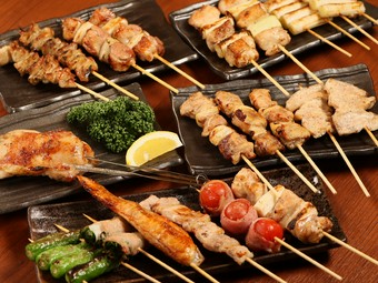 20種以上が取り揃う『焼き鳥』