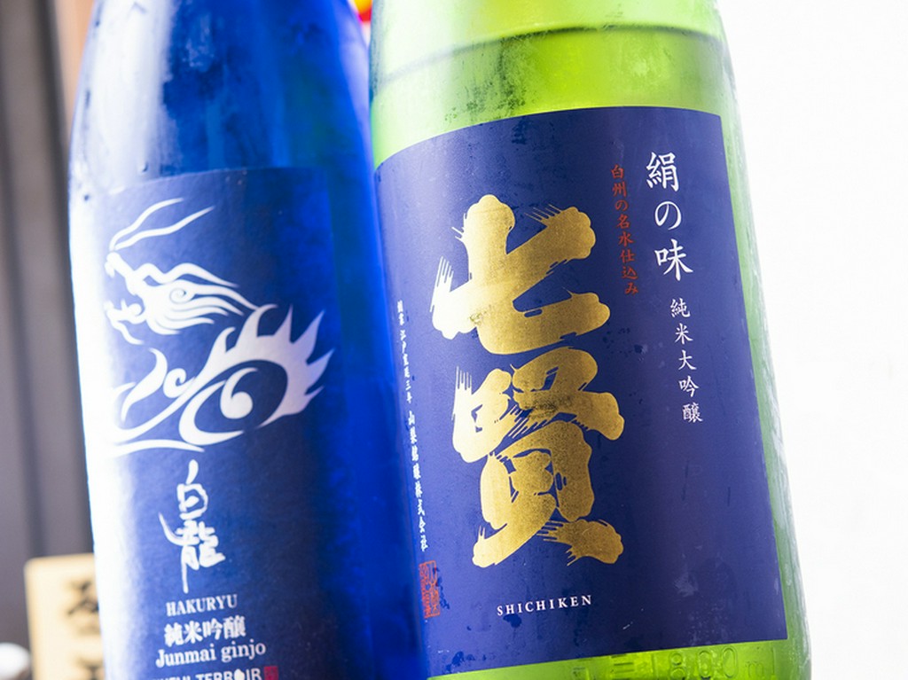 海鮮料理と相性の良い日本酒が種類豊富