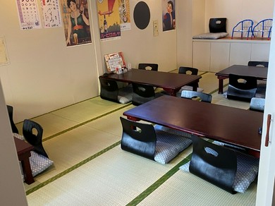 ゆったり寛げる座敷席も御用意